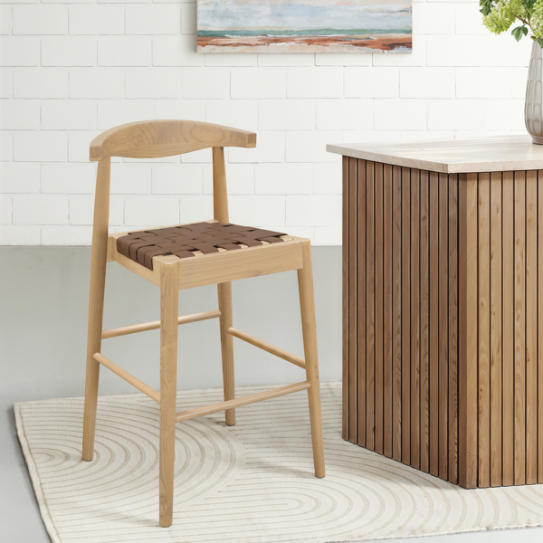 Solid Wood Bar Stool