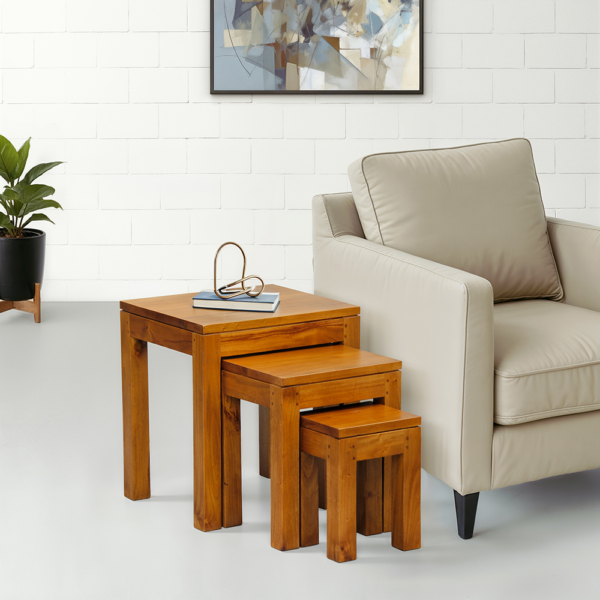Solid Wood Nesting Table